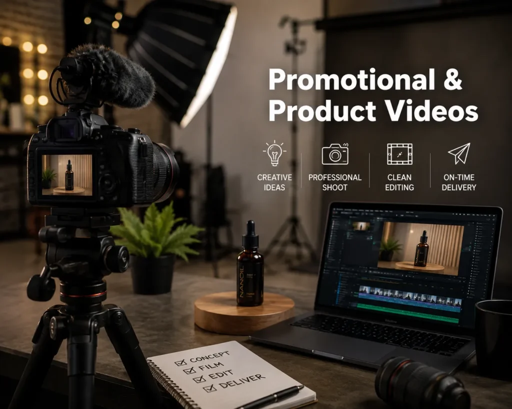 Promotional & Product Videos in Banglore