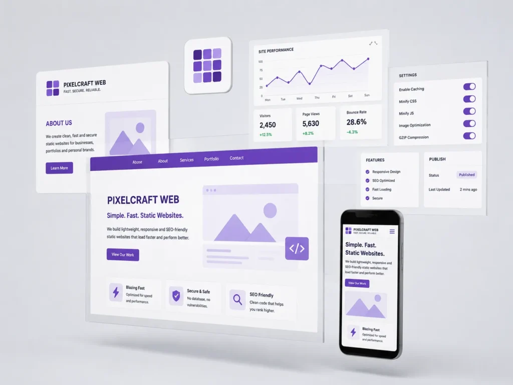 Best Static Website Development Services in Banglore