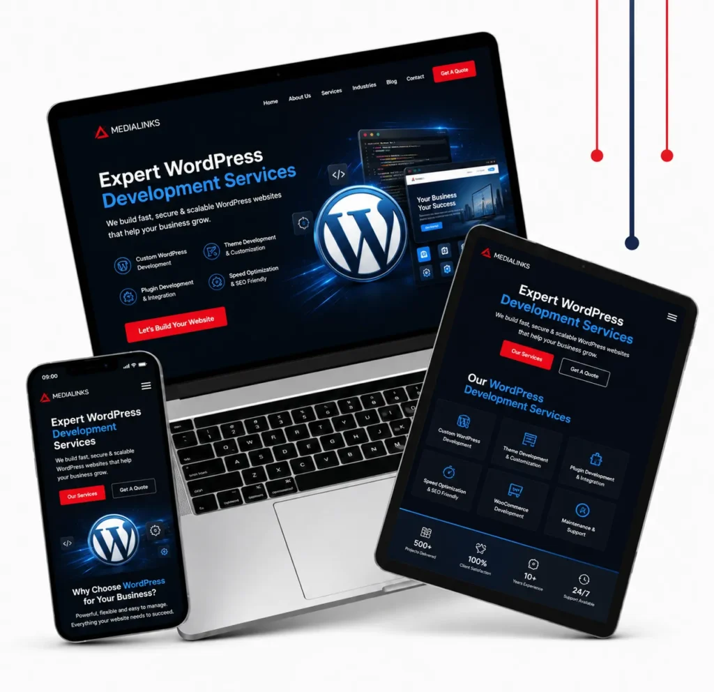 The Best WordPress Website Development services Bangalore
