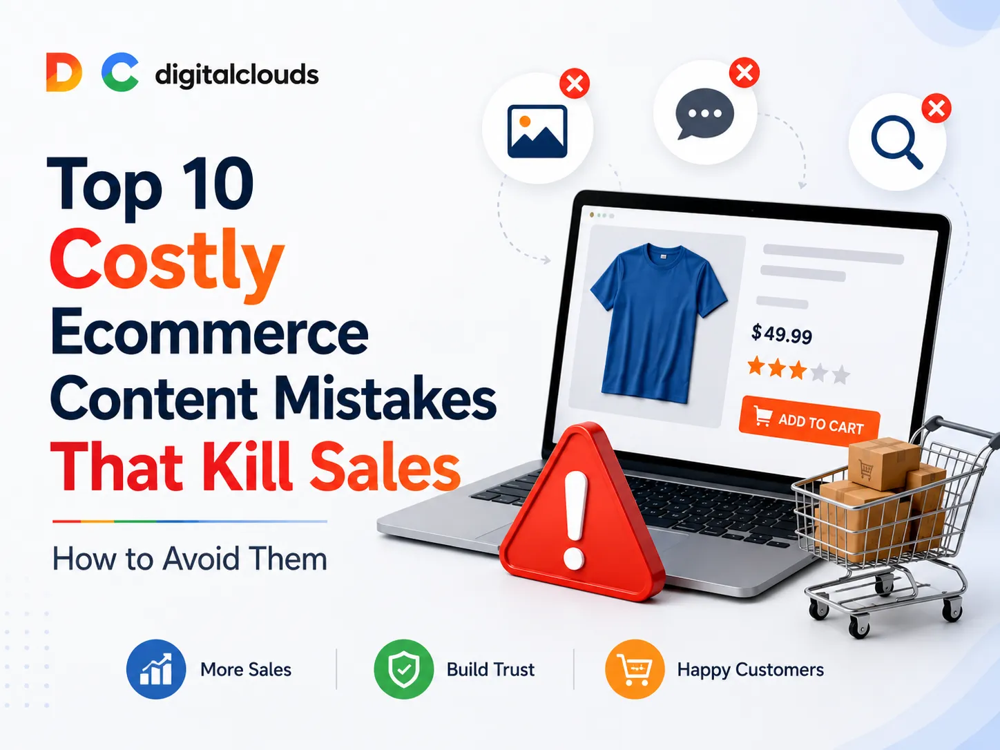 Top 10 Costly Ecommerce Content Mistakes That Kill Sales and How to Avoid Them