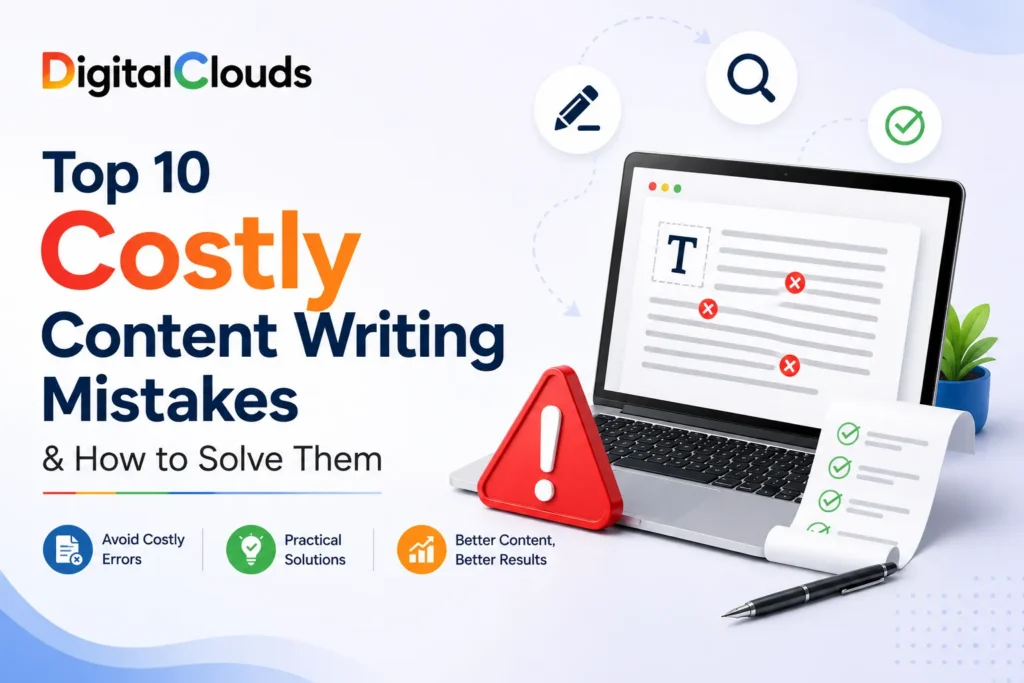 Top 10 Costly Content Writing Mistakes & How to Solve Them