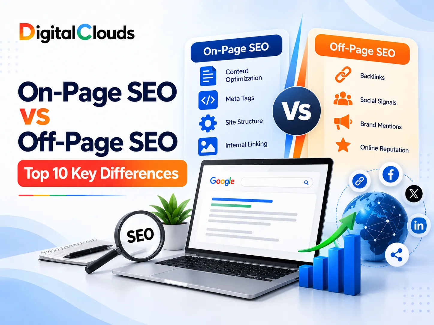 On Page SEO vs Off Page SEO What are the Key Differences